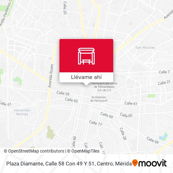 Mapa de Plaza Diamante, Calle 58 Con 49 Y 51, Centro