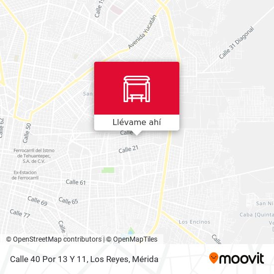 Mapa de Calle 40 Por 13 Y 11, Los Reyes