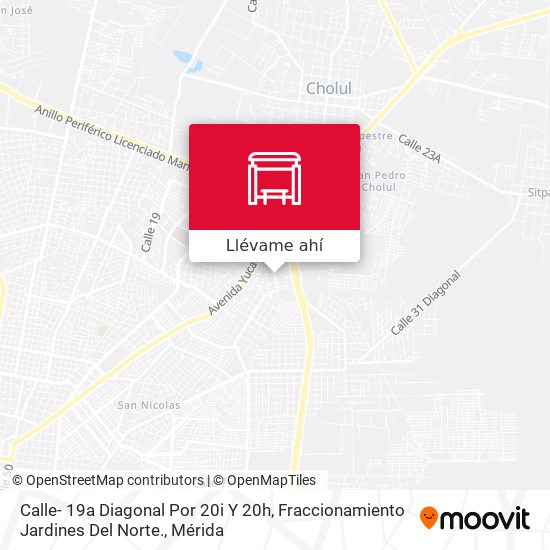 Mapa de Calle- 19a Diagonal Por 20i Y 20h, Fraccionamiento Jardines Del Norte.