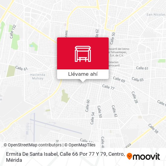 Mapa de Ermita De Santa Isabel, Calle 66 Por 77 Y 79, Centro