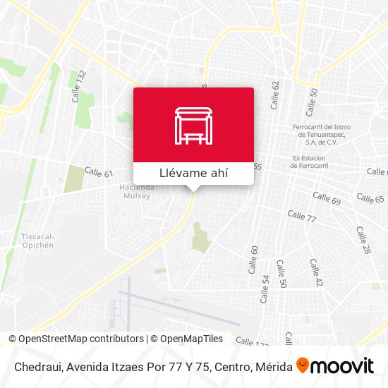 Mapa de Chedraui, Avenida Itzaes Por 77 Y 75, Centro