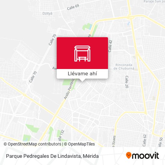 Mapa de Parque Pedregales De Lindavista