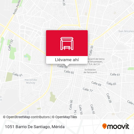 Mapa de 1051 Barrio De Santiago