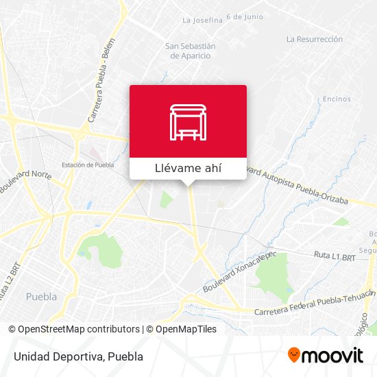 Mapa de Unidad Deportiva