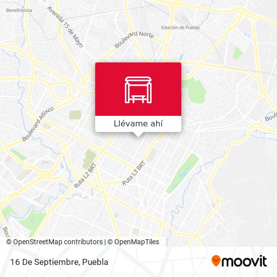 Mapa de 16 De Septiembre