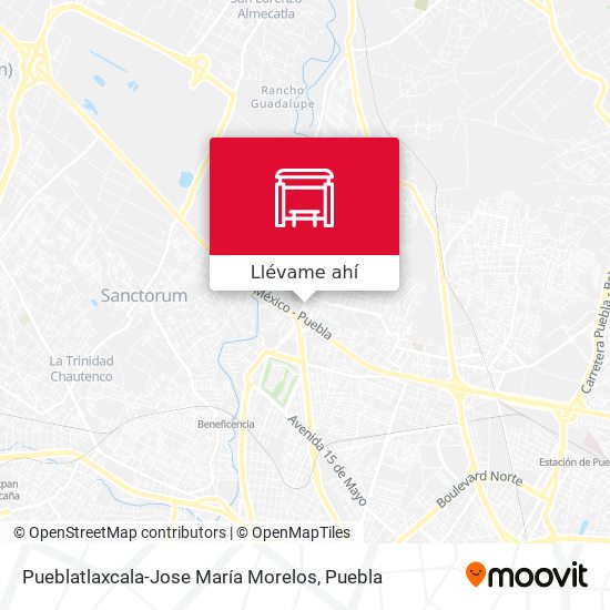 Mapa de Pueblatlaxcala-Jose María Morelos