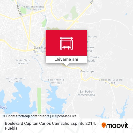Mapa de Boulevard Capitán Carlos Camacho Espíritu 2214