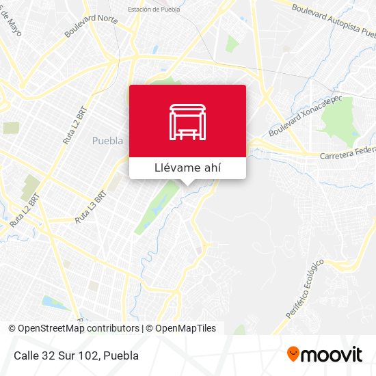 Mapa de Calle 32 Sur 102