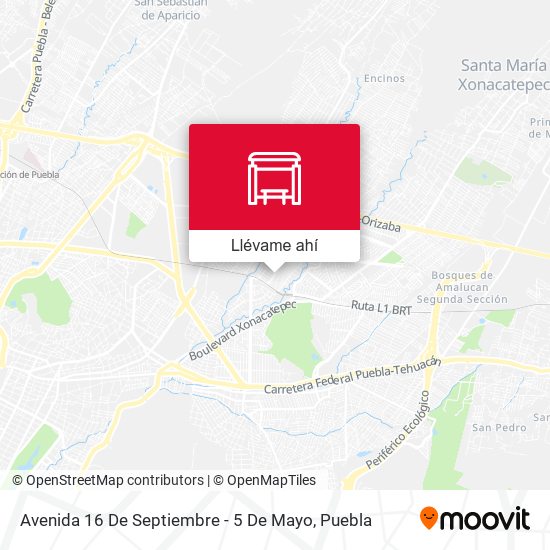 Mapa de Avenida 16 De Septiembre - 5 De Mayo