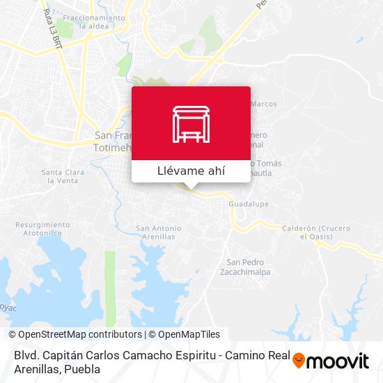 Mapa de Blvd. Capitán Carlos Camacho Espiritu - Camino Real Arenillas