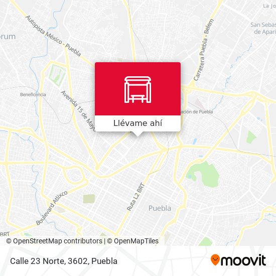 Mapa de Calle 23 Norte, 3602