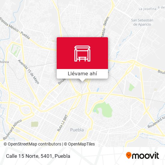 Mapa de Calle 15 Norte, 5401