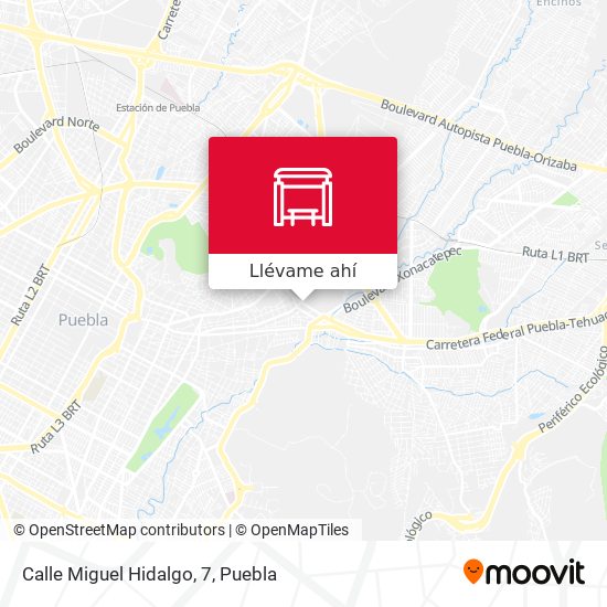 Mapa de Calle Miguel Hidalgo, 7