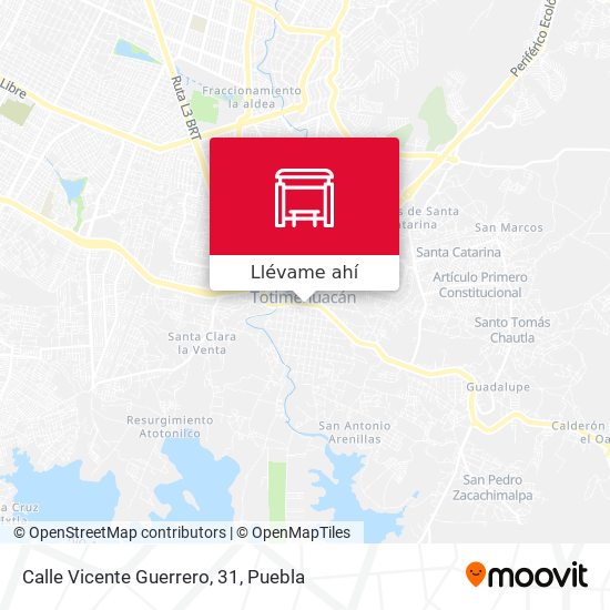 Mapa de Calle Vicente Guerrero, 31