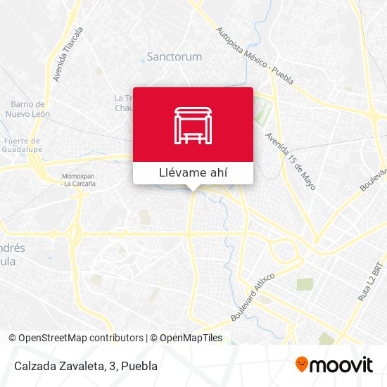 Mapa de Calzada Zavaleta, 3