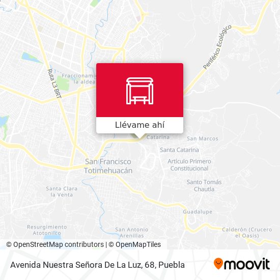 Mapa de Avenida Nuestra Señora De La Luz, 68