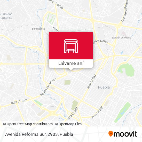 Mapa de Avenida Reforma Sur, 2903