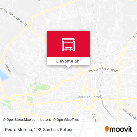 Declaración Reparación posible Contribuyente Cómo llegar a Pedro Moreno, 102 en San Luis Potosí en Autobús?
