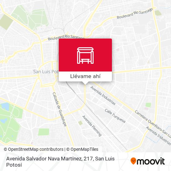  Cómo llegar a Avenida Salvador Nava Martínez,   en San Luis Potosí en Autobús?