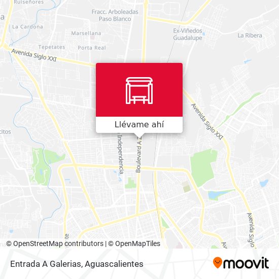 Mapa de Entrada A Galerias