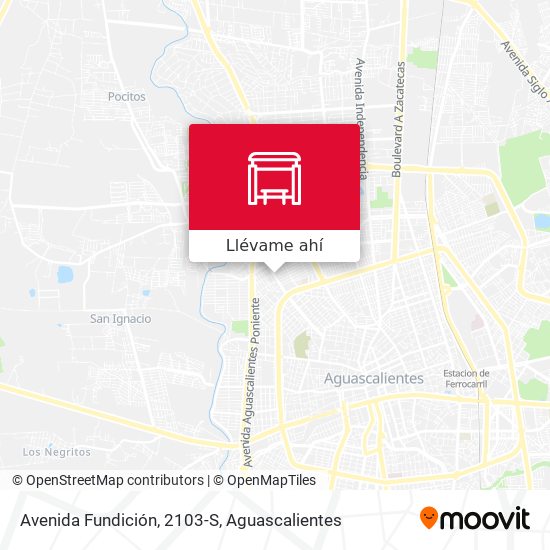 Mapa de Avenida Fundición, 2103-S