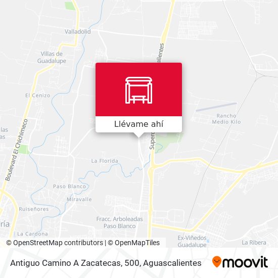 Cómo llegar a Antiguo Camino A Zacatecas, 500 en Aguascalientes en Autobús?