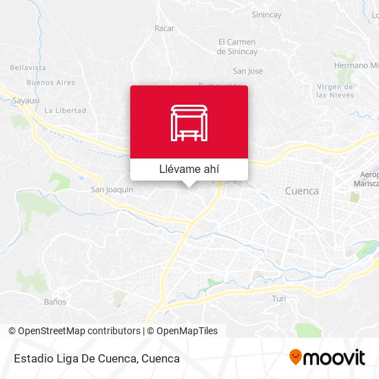 Mapa de Estadio Liga De Cuenca