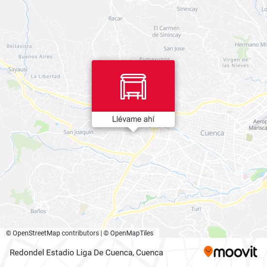 Mapa de Redondel Estadio Liga De Cuenca