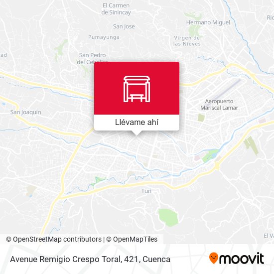 Mapa de Avenue Remigio Crespo Toral, 421