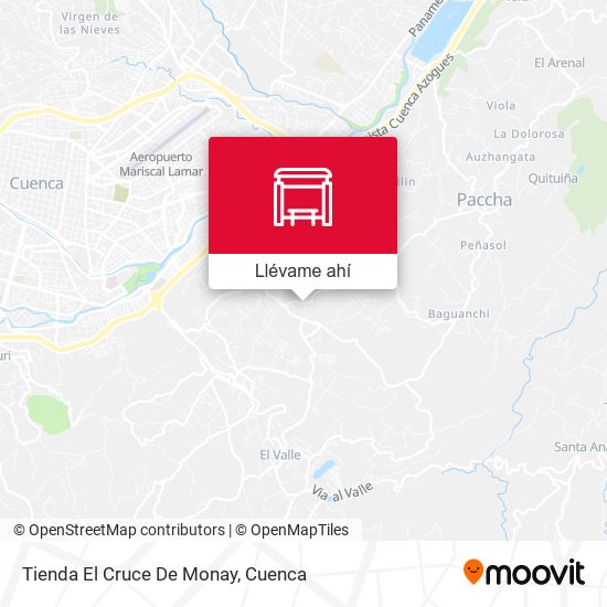 Mapa de Tienda El Cruce De Monay