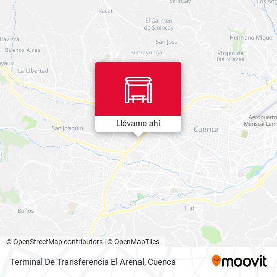 Mapa de Terminal De Transferencia El Arenal