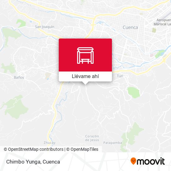 Mapa de Chimbo Yunga