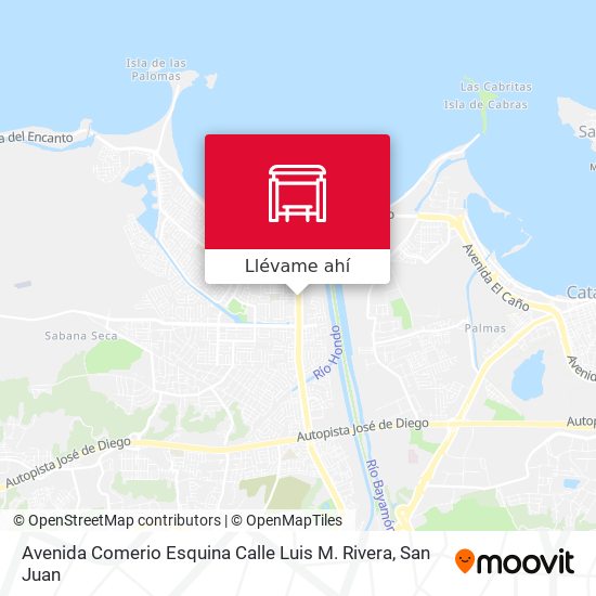 Mapa de Avenida Comerio Esquina Calle Luis M. Rivera