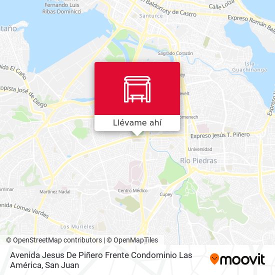 Mapa de Avenida Jesus De Piñero Frente Condominio Las América