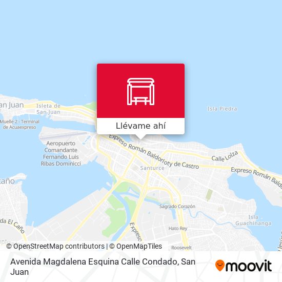 Mapa de Avenida Magdalena Esquina Calle Condado