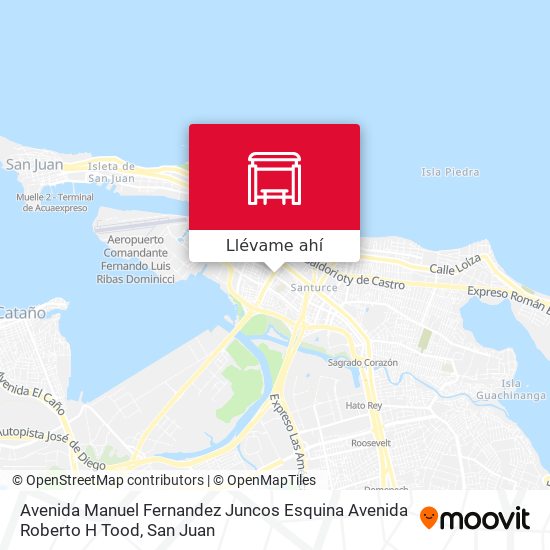 Mapa de Avenida Manuel Fernandez Juncos Esquina Avenida Roberto H Tood