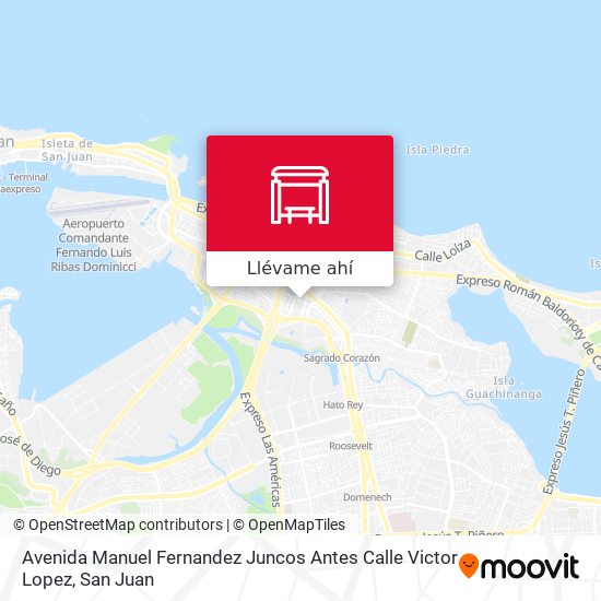 Mapa de Avenida Manuel Fernandez Juncos Antes Calle Victor Lopez