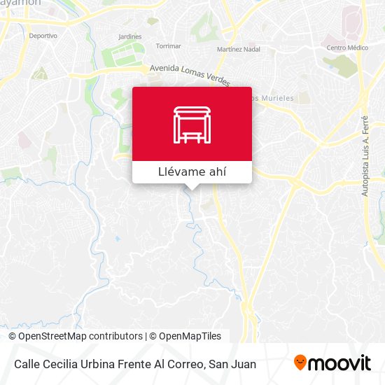 Mapa de Calle Cecilia Urbina Frente Al Correo
