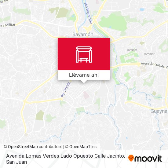 Mapa de Avenida Lomas Verdes Lado Opuesto Calle Jacinto