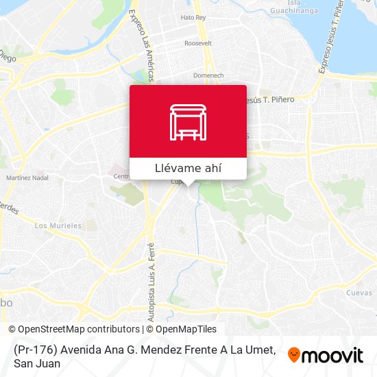 Mapa de (Pr-176) Avenida Ana G. Mendez Frente A La Umet