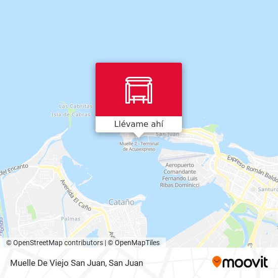 Mapa de Muelle De Viejo San Juan