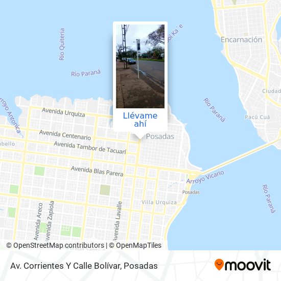 Mapa de Av. Corrientes Y Calle Bolívar