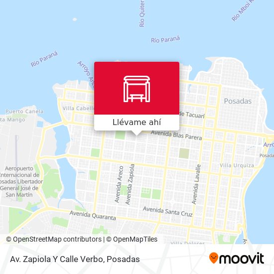 Mapa de Av. Zapiola Y Calle Verbo