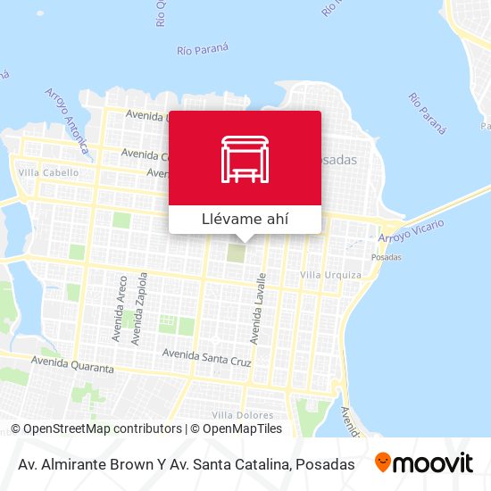 Mapa de Av. Almirante Brown Y Av. Santa Catalina