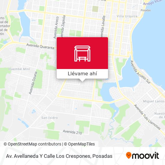 Mapa de Av. Avellaneda Y Calle Los Crespones