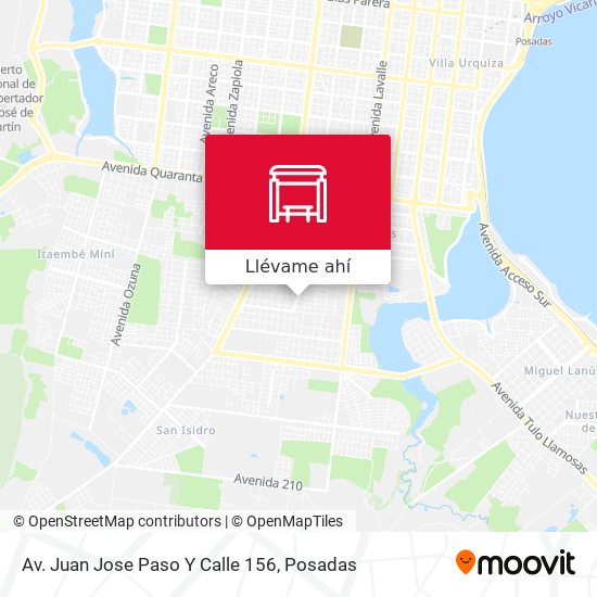 Mapa de Av. Juan Jose Paso Y Calle 156