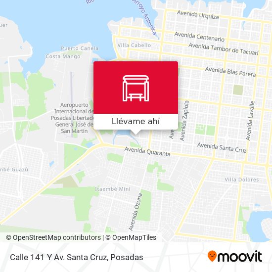Mapa de Calle 141 Y Av. Santa Cruz