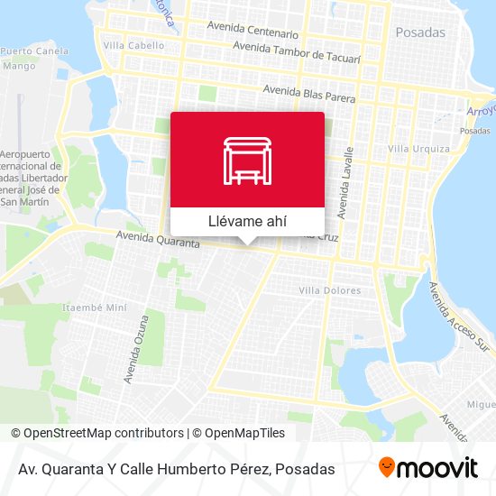 Mapa de Av. Quaranta Y Calle Humberto Pérez