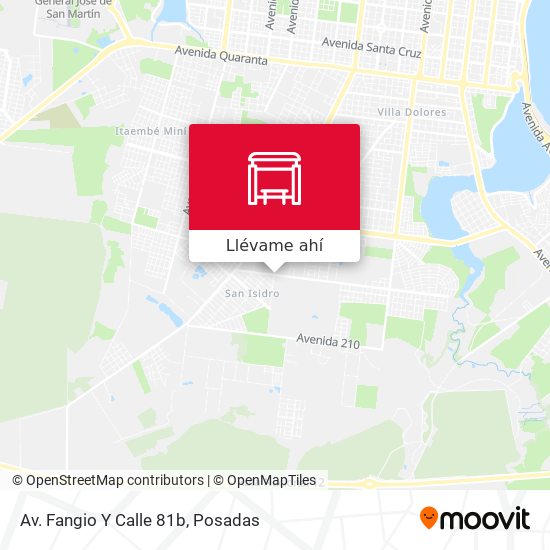 Mapa de Av. Fangio Y Calle 81b