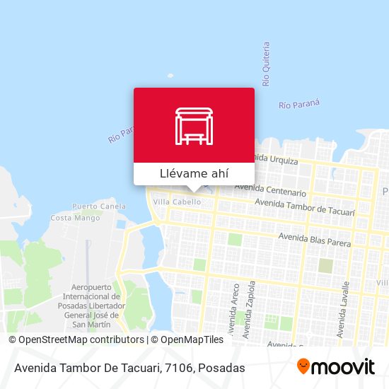 Mapa de Avenida Tambor De Tacuari, 7106